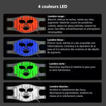 Charger l'image dans la galerie, MASQUE LED VISAGE LUMINOTHERAPIE 4 COULEURS