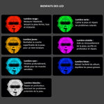 Charger l'image dans la galerie, MASQUE LED VISAGE LUMINOTHERAPIE 7 COULEURS