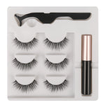 Charger l'image dans la galerie, Paire De Faux Cils Magnétiques Effet Naturel + Eye liner