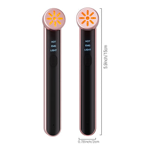 Stick Beauté 7-en-1 : LED, EMS, Thermo-Massage