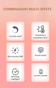 Stick Beauté 7-en-1 : LED, EMS, Thermo-Massage