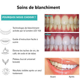 Appareil LED pour Blanchiment Dentaire Paloma Beauties — porté en action