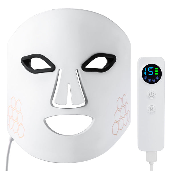 Masque LED Visage Luminotherapie 4 Couleurs