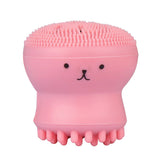 Brosse Nettoyante Visage Silicone Paloma Beauties — porté en action